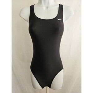 Nike Swimsuit Women's Black One Piece Bathing Suit Size 6